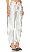 Free People x We The Free Moxie Low Slung Pull On in Metallic Silver