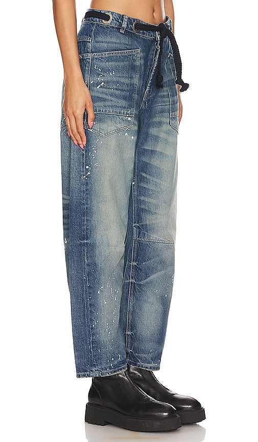 Free People x We The Free Moxie Low Slung Pull in Blue