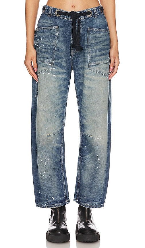 Free People x We The Free Moxie Low Slung Pull in Blue - Free People x We The Free Moxie - Pull à bandoulière basse - Bleu - Free People x We The Free Moxie 蓝色低腰套头衫 - Free People x We The Free Moxie Low Sling Pull in Blau - Free People x We The Free Moxie 로우 슬렁 풀 컬러 - Free People x We The Free Moxie Low Slung Pull in blu