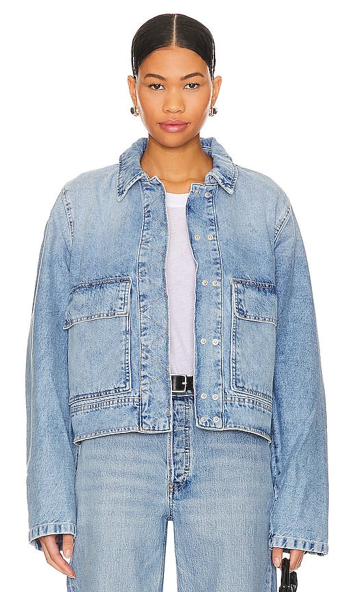 Free People x We The Free Suzy Denim Jacket in Blue - Free People x We The Free Suzy - Veste en jean - Bleu - Free People x We The Free Suzy 蓝色牛仔夹克 - Free People x We The Free Suzy Jeansjacke in Blau - Free People x We The Free 수지 데님 자켓 블루 색상 - Free People x We La giacca di jeans Free Suzy in blu