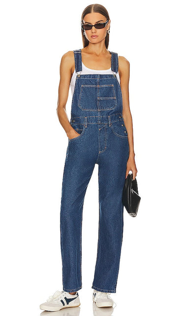 Free People x We The Free Ziggy Denim Overall in Denim-Medium - Free People x We The Free Ziggy - Salopette en jean en denim - Moyen - Free People x We The Free Ziggy 牛仔背带裤（中号牛仔布） - Free People x We The Free Ziggy Denim-Overall in Denim-Medium - Free People x We The Free Ziggy 데님 오버롤 in Denim-Medium - Free People x We La tuta in denim Free Ziggy in denim medio