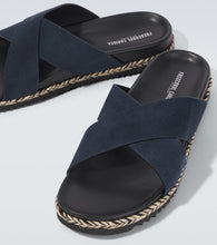 Frescobol Carioca Breno suede espadrille sandals
