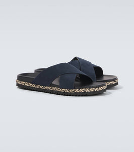 Frescobol Carioca Breno suede espadrille sandals