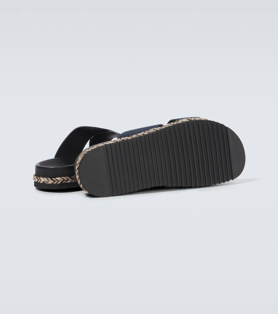 Frescobol Carioca Breno suede espadrille sandals