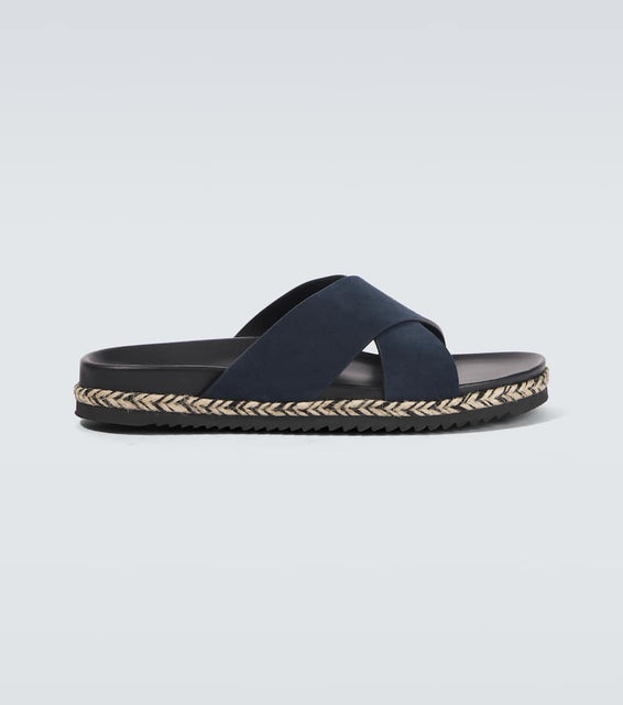 Frescobol Carioca Breno suede espadrille sandals