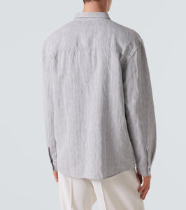 Frescobol Carioca Nuno cotton and linen overshirt