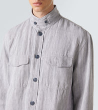 Frescobol Carioca Nuno cotton and linen overshirt