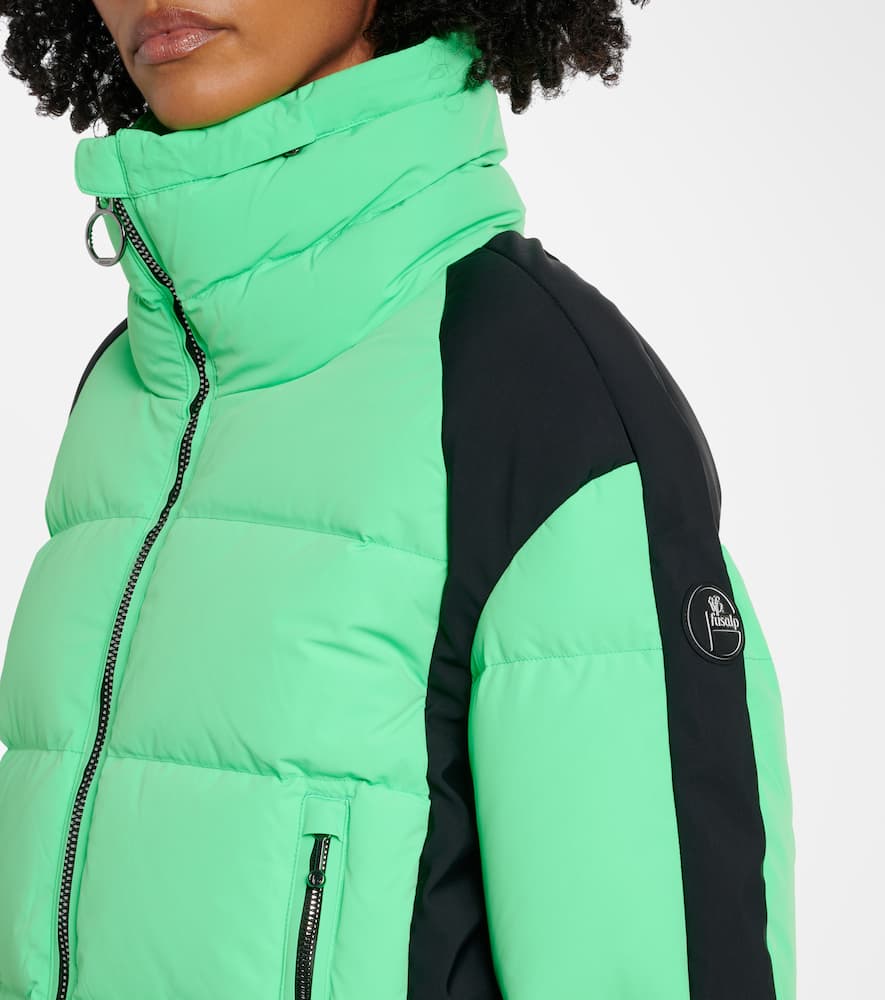 Fusalp Navy paneled ski jacket