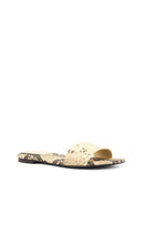 Good American Embellished Flat in Cream