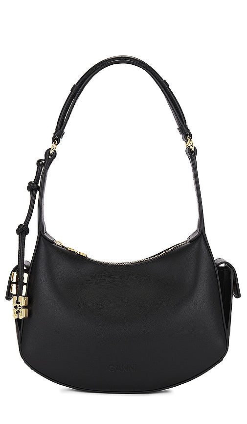 Ganni Shoulder Bag in Black