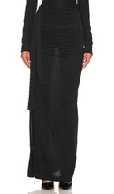 GAUGE81 Hania Sheer Skirt in Black