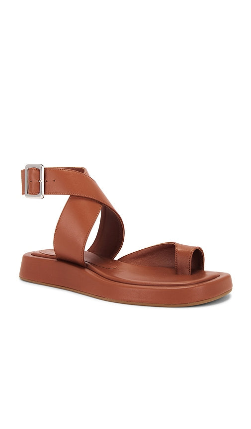 GIA BORGHINI x REVOLVE Roxanne Sandal in Brown