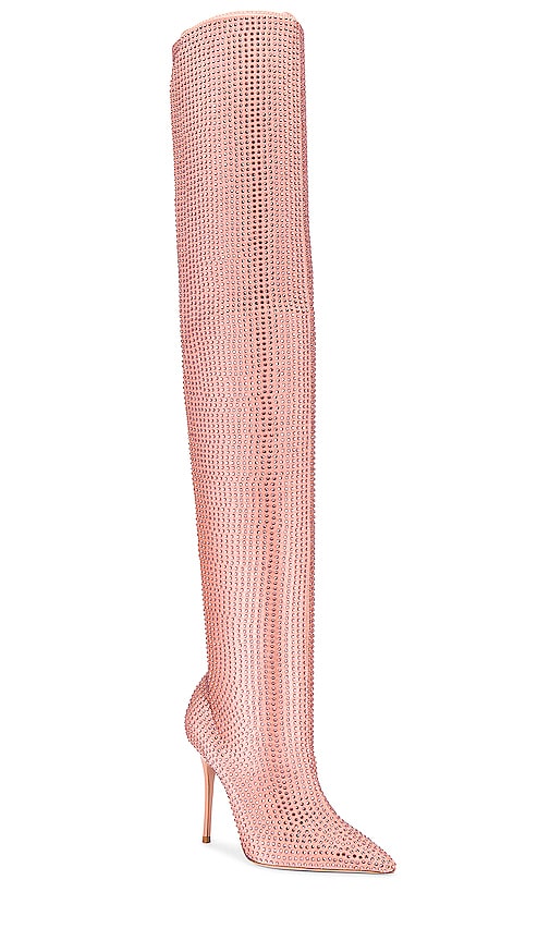 GEDEBE Logan Cuissardes Boot in Blush