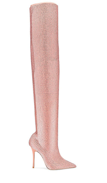 GEDEBE Logan Cuissardes Boot in Blush - GEDEBE Logan Cuissardes Boot en Blush - GEDEBE Logan Cuissardes 腮红靴子 - GEDEBE Logan Cuissardes Stiefel in Blush - GEDEBE Logan Cuissardes 부츠 컬러 - Stivale GEDEBE Logan Cuissardes in blush