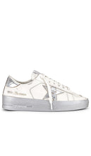 Golden Goose Stardan Sneaker in White | White & Silver Lifestyle Sneakers for Women