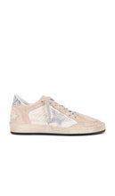 Golden Goose Ball Star Sneaker in Blush | Nougat  White  & Silver Lifestyle Sneakers for Women