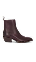 Golden Goose Upper Boot in Wine | Bordeaux Ankle Boots for Women