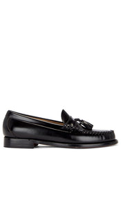G.H.BASS Lennox Tassel Weejun in Black | Men's Loafers in Black