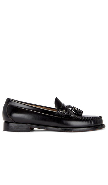 G.H.BASS Lennox Tassel Weejun in Black | Men's Loafers in Black