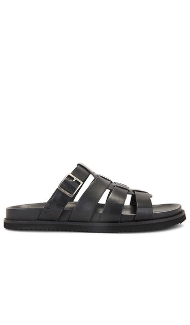 G.H.BASS Fisherman Sandal in Black | Men's Sandals & Slides in Black