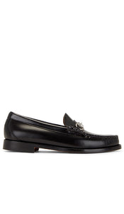 G.H.BASS Lincoln Bit Weejun in Black | Men's Loafers in Black