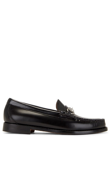 G.H.BASS Lincoln Bit Weejun in Black | Men's Loafers in Black