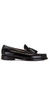 G.H.BASS Larkin Tassel Brogue Weejun in Black | Men's Loafers in Black