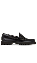 G.H.BASS Larson Lug Weejun in Black | Men's Loafers in Black