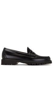 G.H.BASS Larson Lug Weejun in Black | Men's Loafers in Black