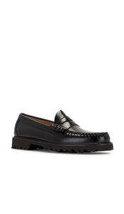 G.H.BASS Larson Lug Weejun in Black