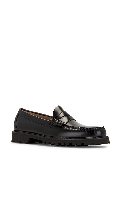 G.H.BASS Larson Lug Weejun in Black