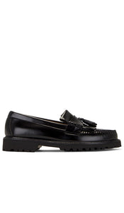 G.H.BASS Layton Lug Weejun in Black | Men's Loafers in Black