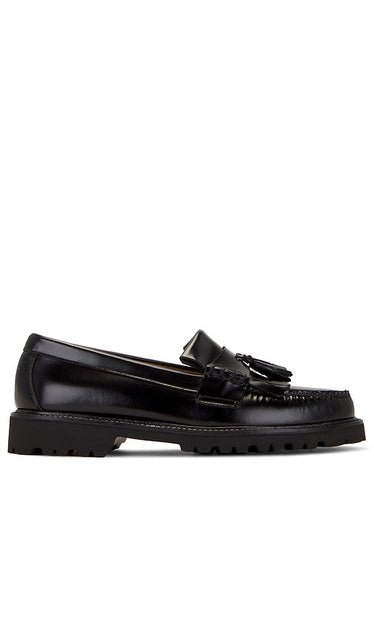 G.H.BASS Layton Lug Weejun in Black | Men's Loafers in Black