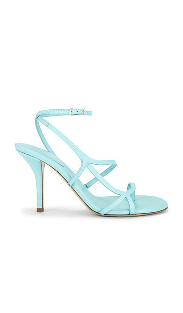 GIA BORGHINI Kora Sandal in Blue | Turquoise Strappy Sandals for Women