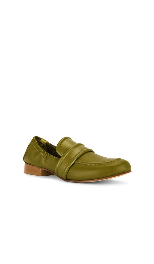 GIA BORGHINI Paula Loafer in Olive