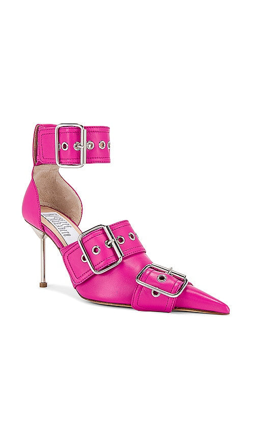GIUSEPPE DI MORABITO Buckles Heels in Fuchsia