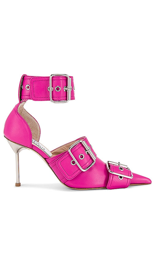 GIUSEPPE DI MORABITO Buckles Heels in Fuchsia - Talons à boucles GIUSEPPE DI MORABITO en Fuchsia - GIUSEPPE DI MORABITO 紫红色搭扣高跟鞋 - GIUSEPPE DI MORABITO Schnallenabsätze in Fuchsia - GIUSEPPE DI MORABITO 버클 힐, 퓨시아 소재 - GIUSEPPE DI MORABITO Tacco con Fibbia in Fucsia