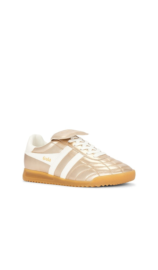 Gola Women's Stadium '86 Sneakers in Metallic Gold