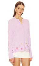 GOGO Sweaters Flower Cardigan in Lavender