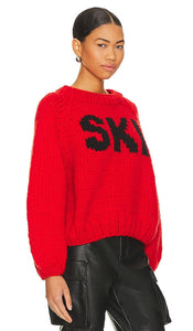 GOGO Sweaters Ski Pullover in Red