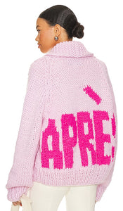 GOGO Sweaters Apres Cardigan in Pink - GOGO Sweaters Cardigan d'après-midi en rose - GOGO 毛衣 Apres 粉色开衫 - GOGO Sweaters Après-Cardigan in Rosa - GOGO Sweaters Apres 가디건핑크 색상 - GOGO Maglioni Apres Cardigan in rosa