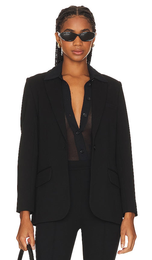 GREY VEN Prescott Blazer in Black