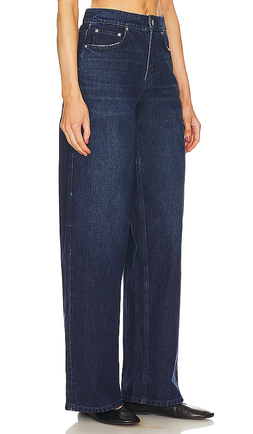 GRLFRND Angelina Baggy Slouch Jean in Blue