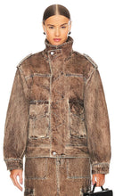GRLFRND Arden Cargo Jacket in Brown