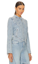 GRLFRND Ash Racer Jacket in Blue