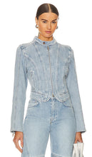 GRLFRND Ash Racer Jacket in Blue - Veste GRLFRND Ash Racer en bleu - GRLFRND Ash 蓝色赛车夹克 - GRLFRND Ash Racer Jacke in Blau - GRLFRND 애쉬 레이서 재킷 - Giacca GRLFRND Ash Racer in blu