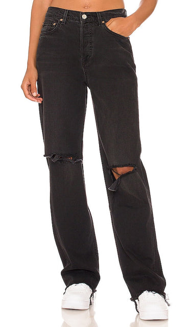 GRLFRND Bella Low Rise Boyfriend in Black - GRLFRND Bella Boyfriend taille basse en noir - GRLFRND Bella 低腰男友黑衣 - GRLFRND Bella Low Rise Boyfriend in Schwarz - GRLFRND Bella 로우라이즈 보이프렌드 블랙 색상 - GRLFRND Bella fidanzato a vita bassa in nero