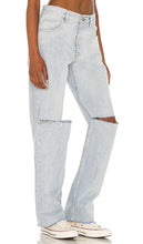 GRLFRND Bella Low Rise Boyfriend in Blue