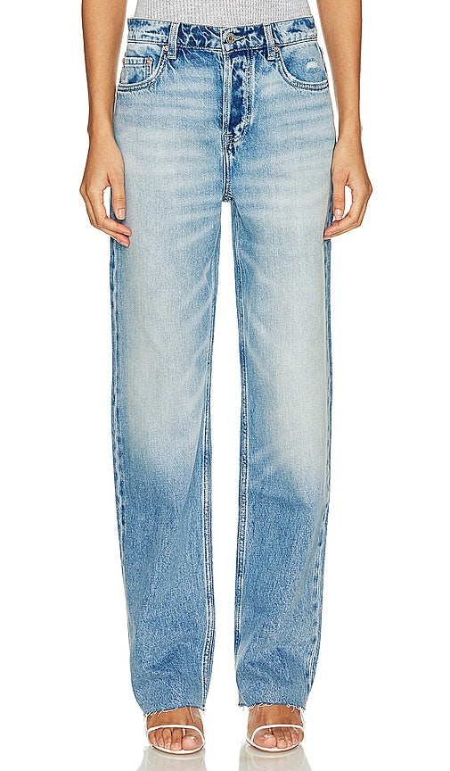 GRLFRND Bella Low Rise Boyfriend in Blue - GRLFRND Bella Boyfriend taille basse en bleu - GRLFRND Bella 低腰男友蓝色衣服 - GRLFRND Bella Low Rise Boyfriend in Blau - GRLFRND Bella 로우라이즈 보이프렌드 in 블루 - GRLFRND Bella fidanzato a vita bassa in blu