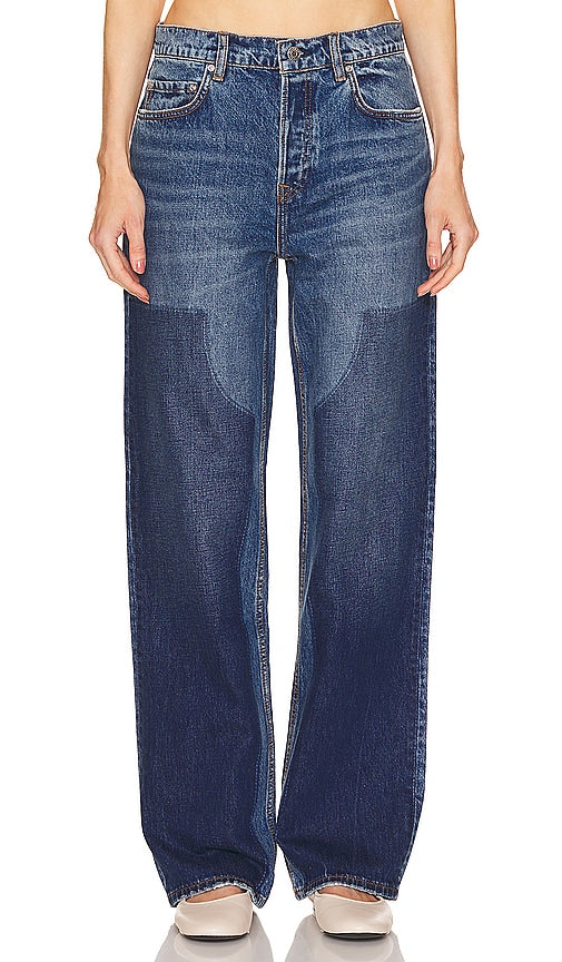 GRLFRND Bella Low Rise Boyfriend in Blue - GRLFRND Bella Boyfriend taille basse en bleu - GRLFRND Bella 低腰男友蓝色衣服 - GRLFRND Bella Low Rise Boyfriend in Blau - GRLFRND Bella 로우라이즈 보이프렌드 in 블루 - GRLFRND Bella fidanzato a vita bassa in blu